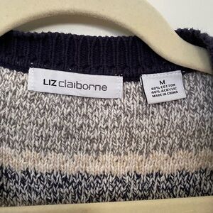 Liz Claiborne open front cardigan